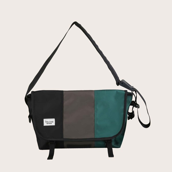 

Men Color Block Tote Bag, Multicolor