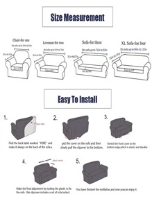 Leaf Print Stretchy Sofa Cover Without Cushion - Multicolor - View 7