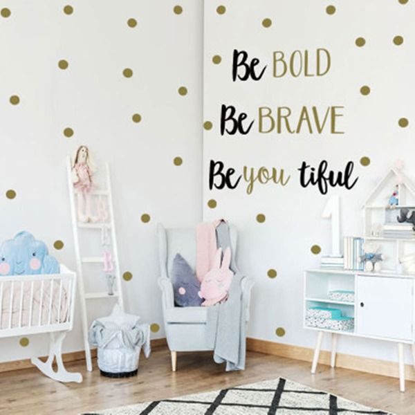 

Slogan Graphic Wall Sticker, Multicolor