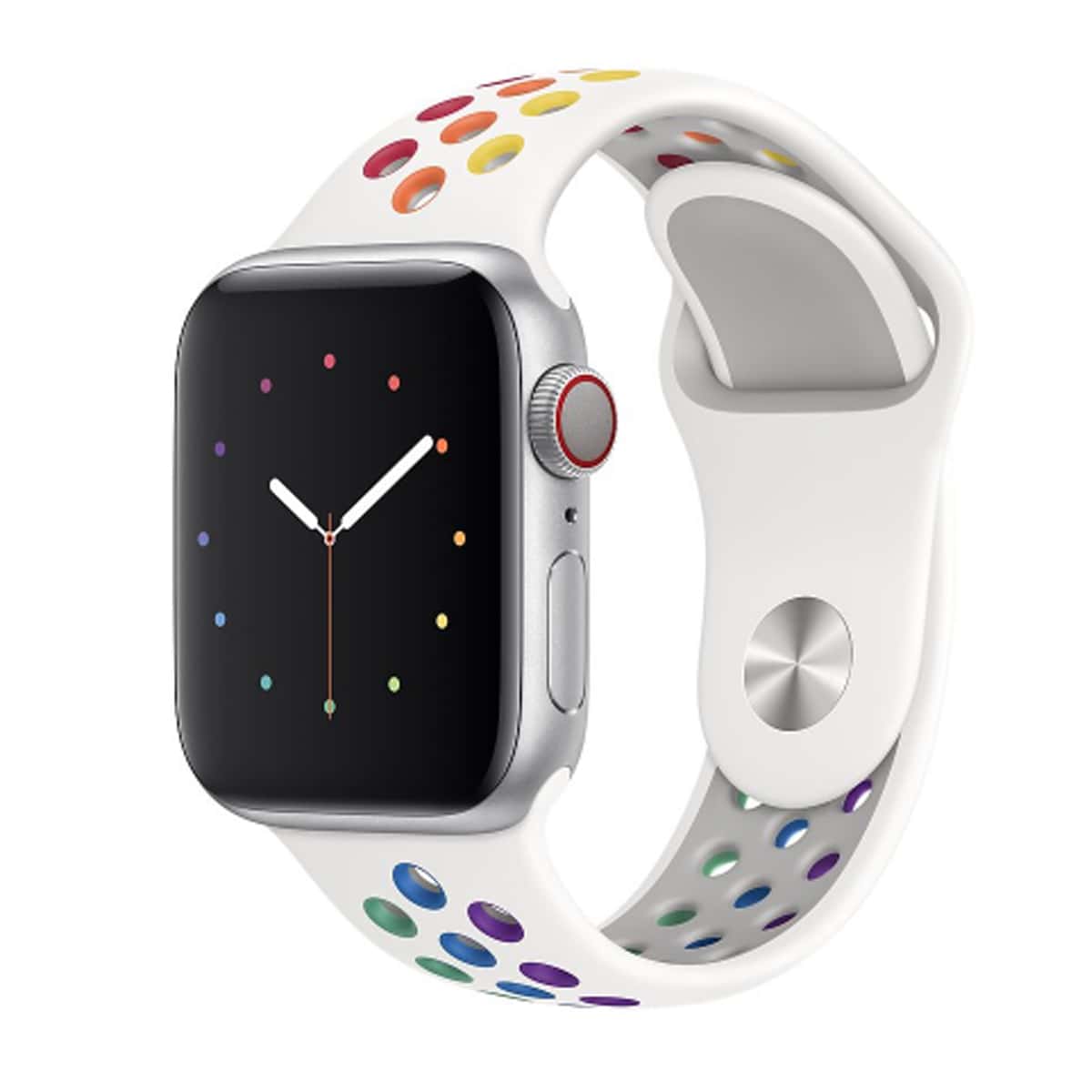 

Circle Cutout Apple Watch Strap, Multicolor