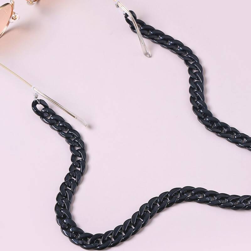 

Acrylic Glasses Chain, Black