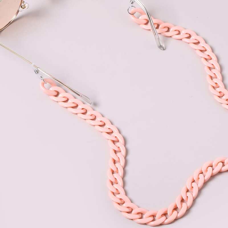 

Acrylic Glasses Chain, Pink