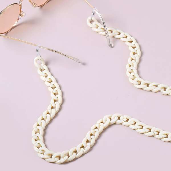 

Acrylic Glasses Chain, Beige