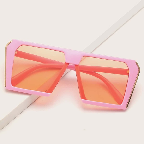 

Square Frame Sunglasses, Pink