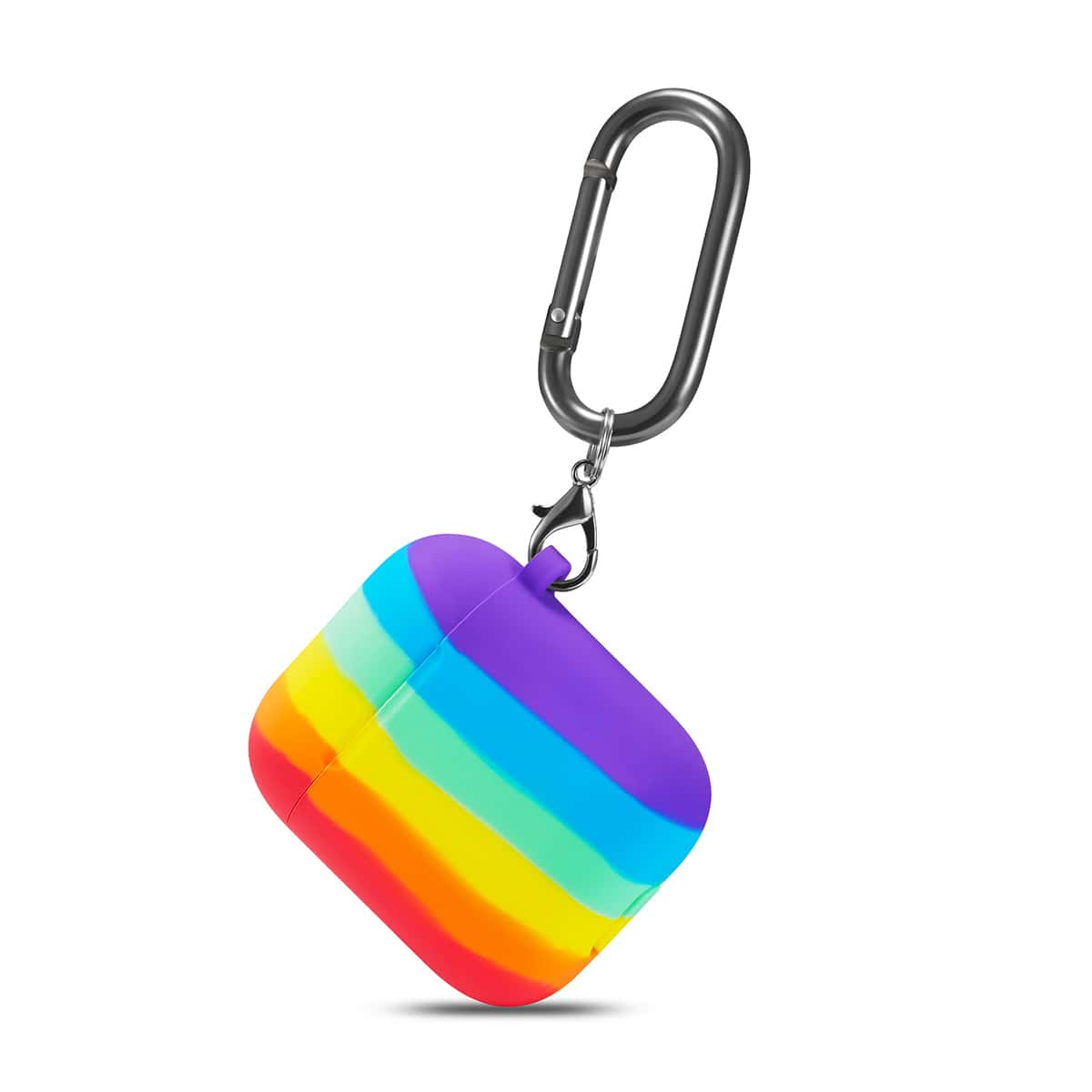 

Rainbow Stripe AirPods Case, Multicolor