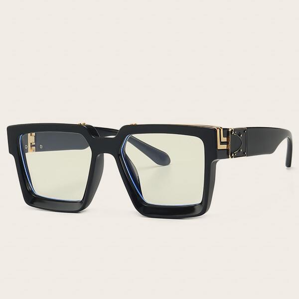 

Square Frame Sunglasses, Black