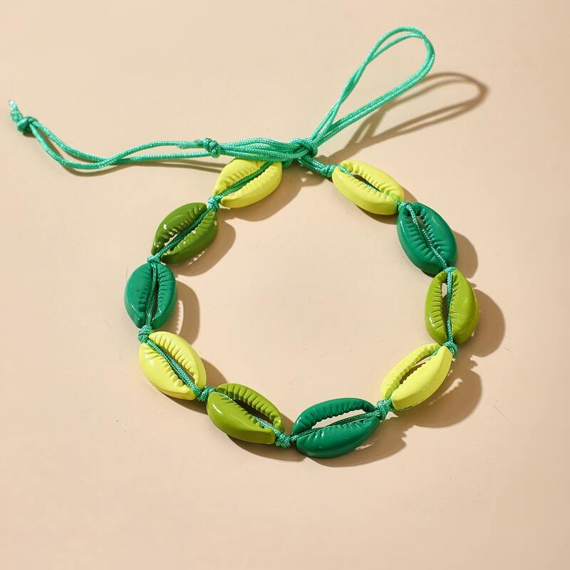

1pc Shell Anklet, Multicolor