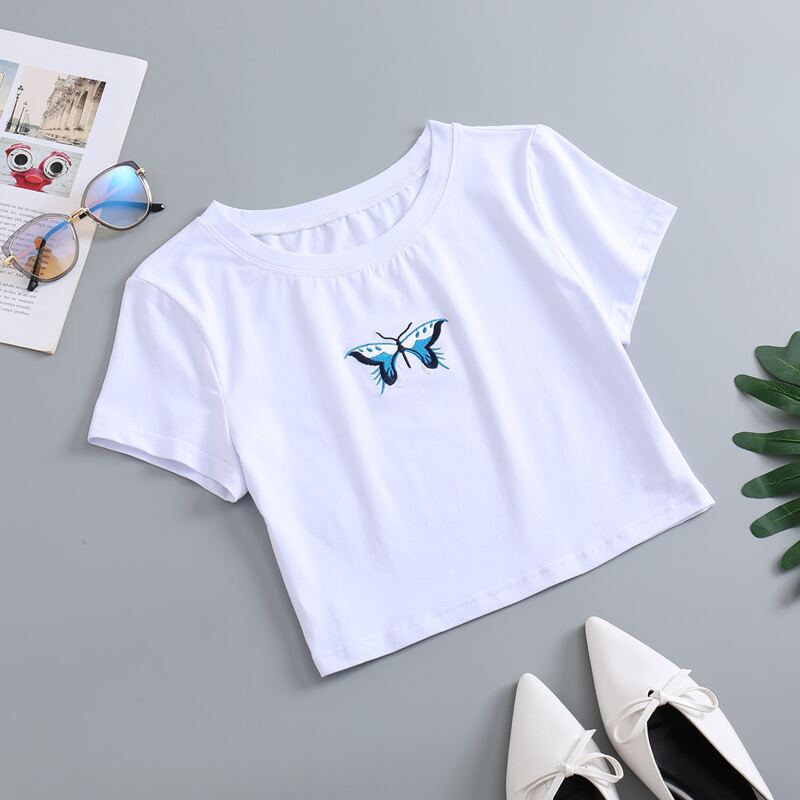 

Butterfly White Tee