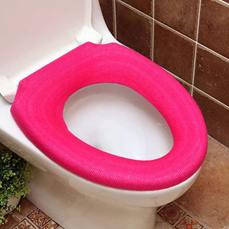 

1pc Random Color Toilet Seat Cover, Multicolor