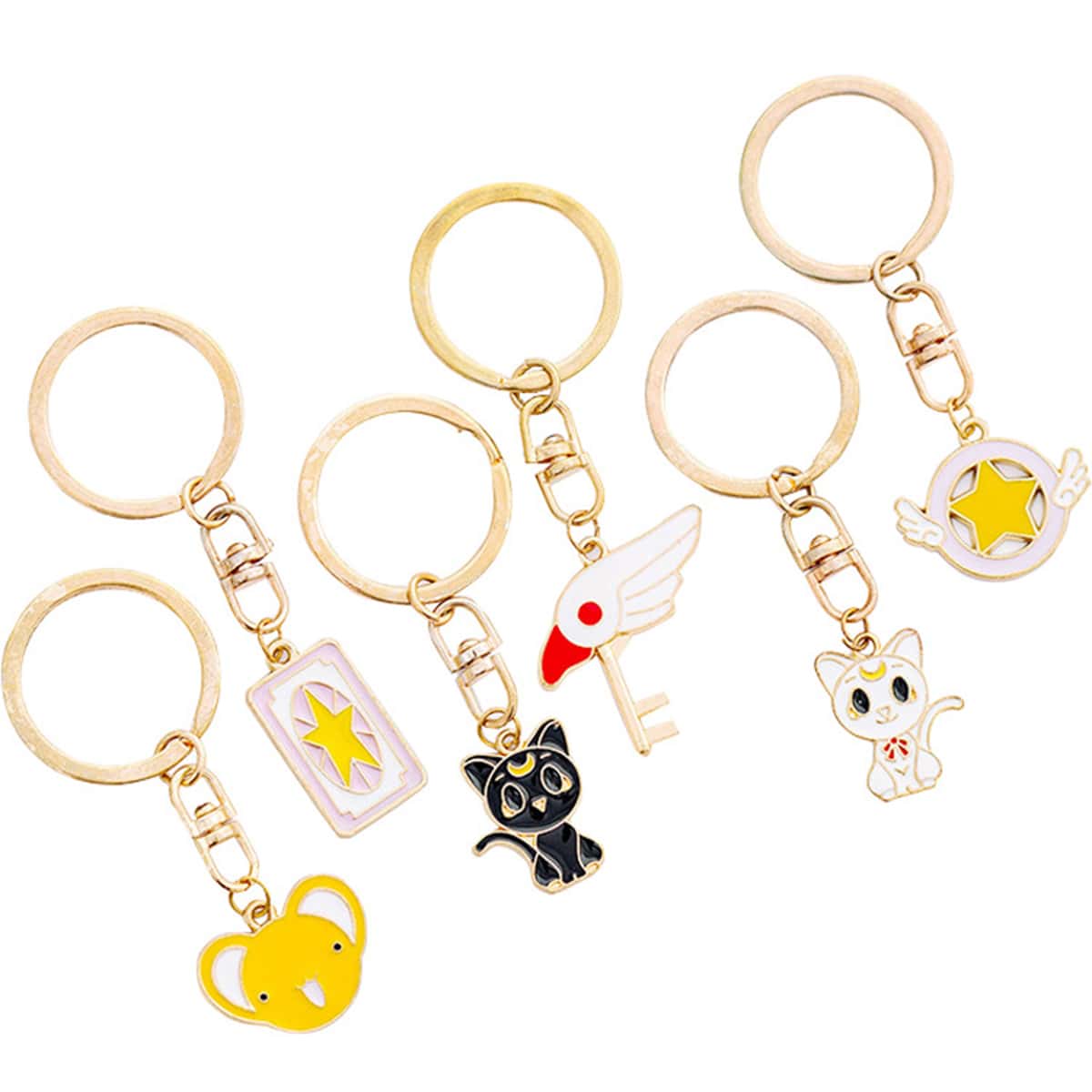 

1pc Random Cartoon Keychain, Multicolor
