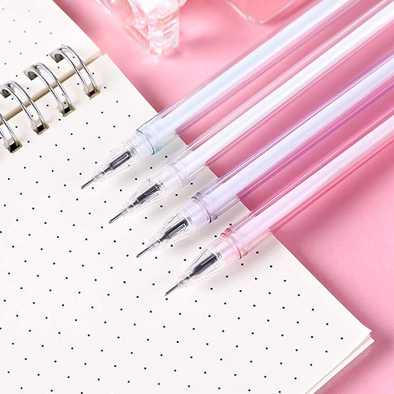 

4pcs Sequin Bottle Gel Pen, Black