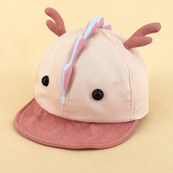 

Toddler Kids Cartoon Baseball Cap, Pink