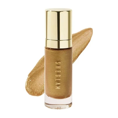 SHEGLAM Sunkissed Body Highlighter-Medusa Liquid Highlighter Liquid Shimmer Long Wear Brightening Glow Body Highlighter Brand Beauty Makeup Face Paint Cosmetic For Women Girls Perfect For Spring Summer Ideal For Y2K Fancy Fashion Suitable For Birthday Mother'S Day Gift Rave Party Ready Best Color