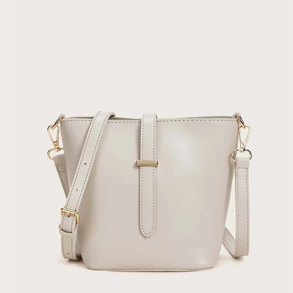 

Minimalist Bucket Bag, Apricot