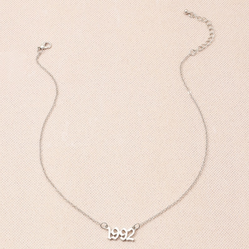 

1992 Pendant Necklace, Silver