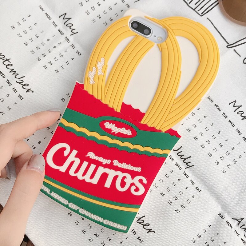 

Churros Shaped iPhone Case, Multicolor