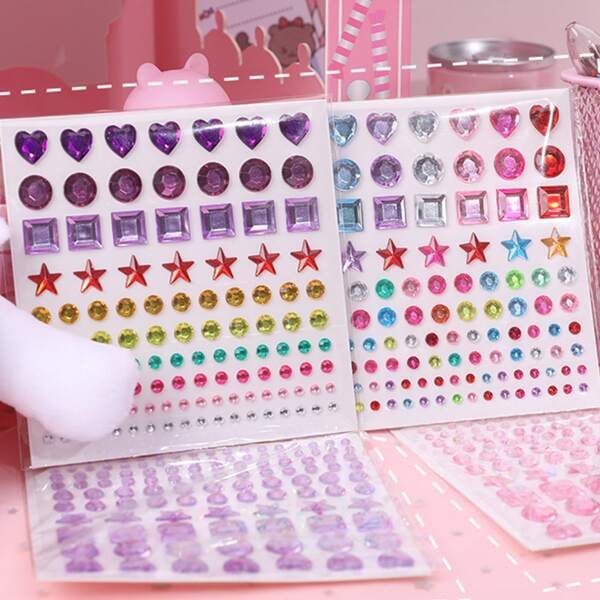 

1sheet DIY Random Sticker, Multicolor