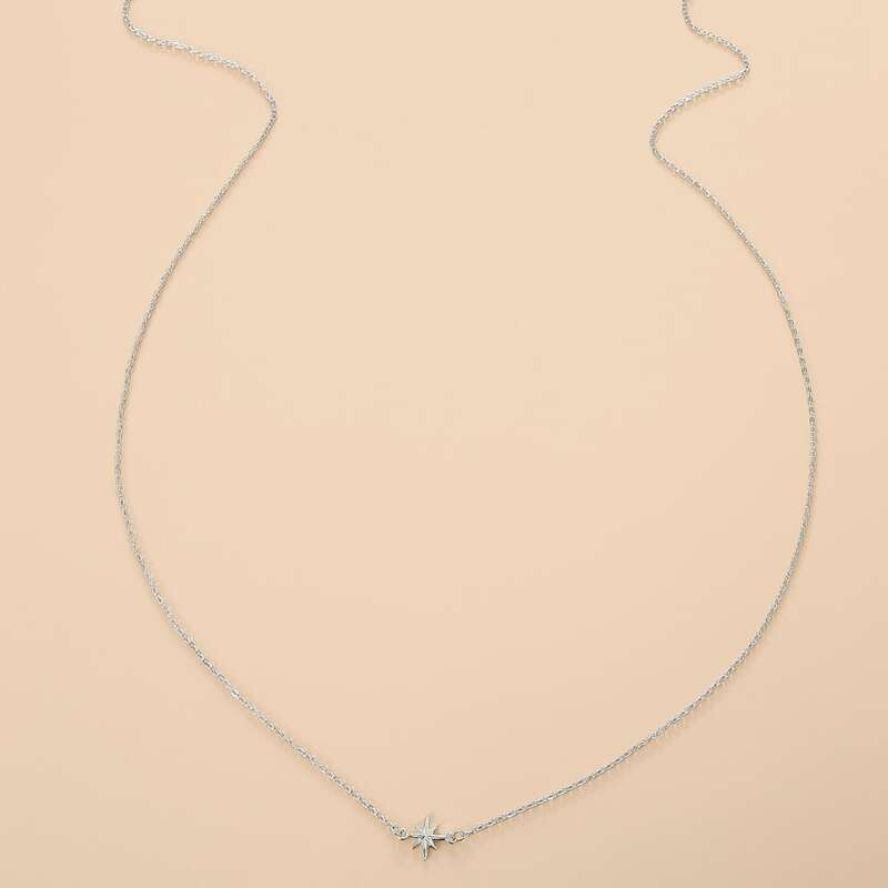 

Star Decor Waist Chain, Silver