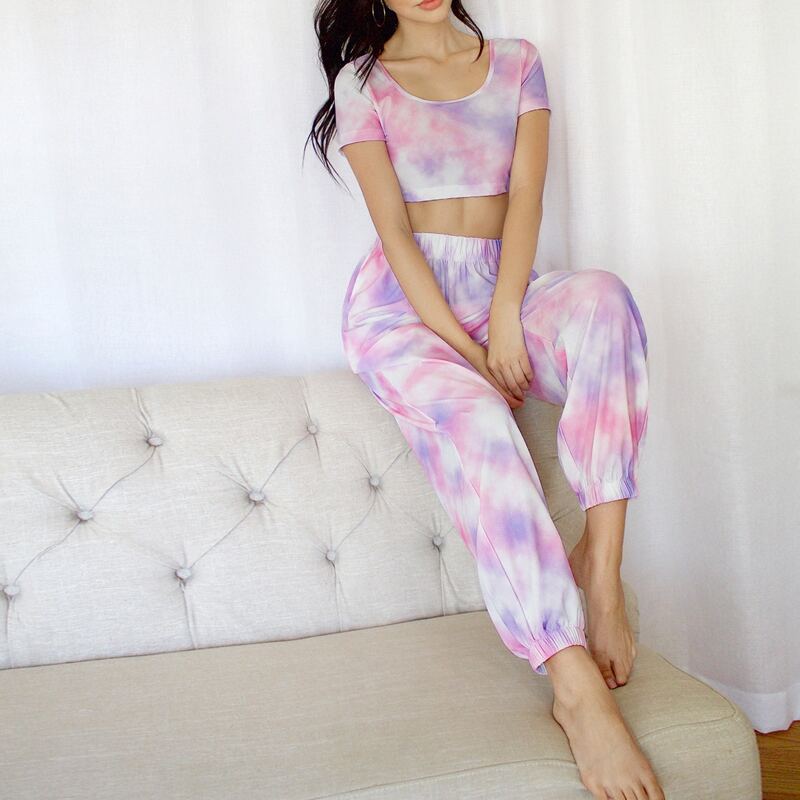 

Tie Dye PJ Set, Multicolor