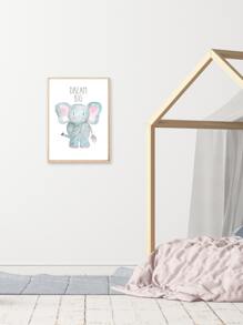 Pintura de pared con estampado sin marco - Multicolor - Ver 4