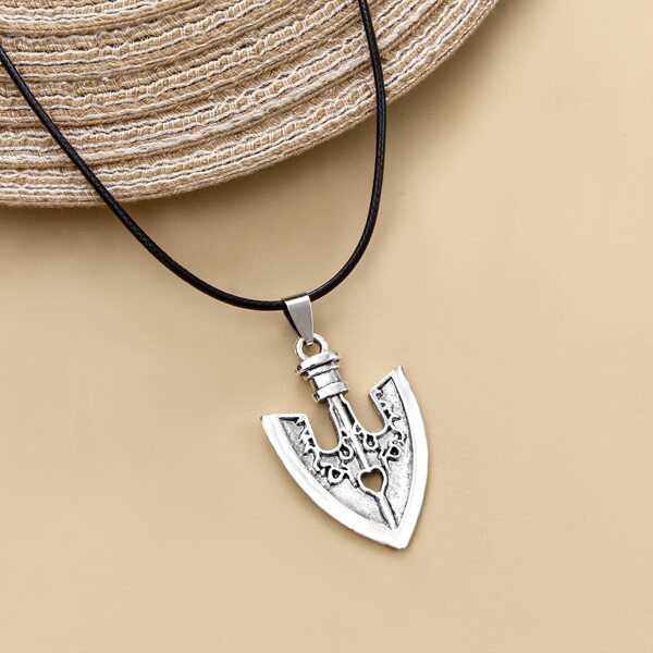 

Geometric Charm Necklace, Silver