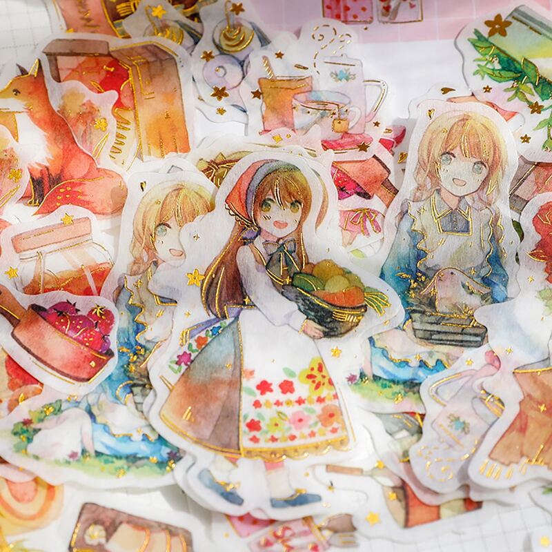 

50pcs Cartoon Graphic Random Sticker, Multicolor