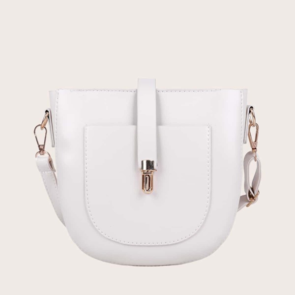 

Minimalist Saddle Bag, Beige