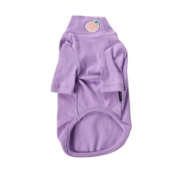 

1pc Fruit Dog Hoodie, Purple