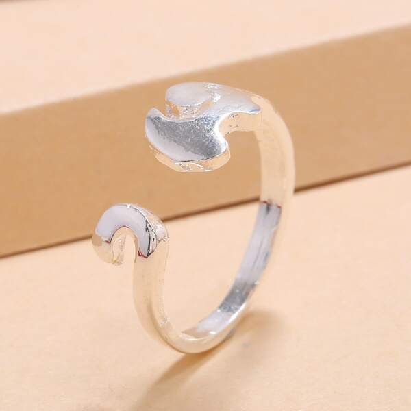 

Simple Cuff Ring, Silver