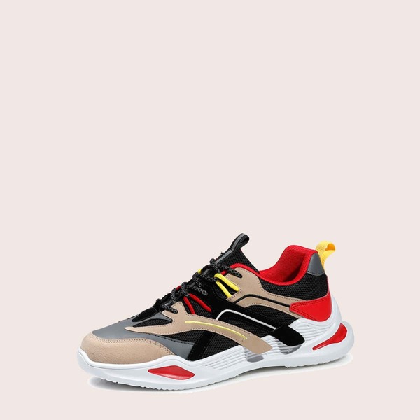 

Men Color Block Sneakers, Multicolor
