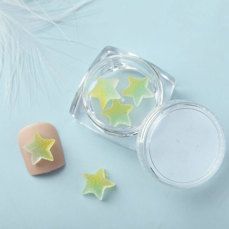 

5pcs Nail Art Decoration, Yellow