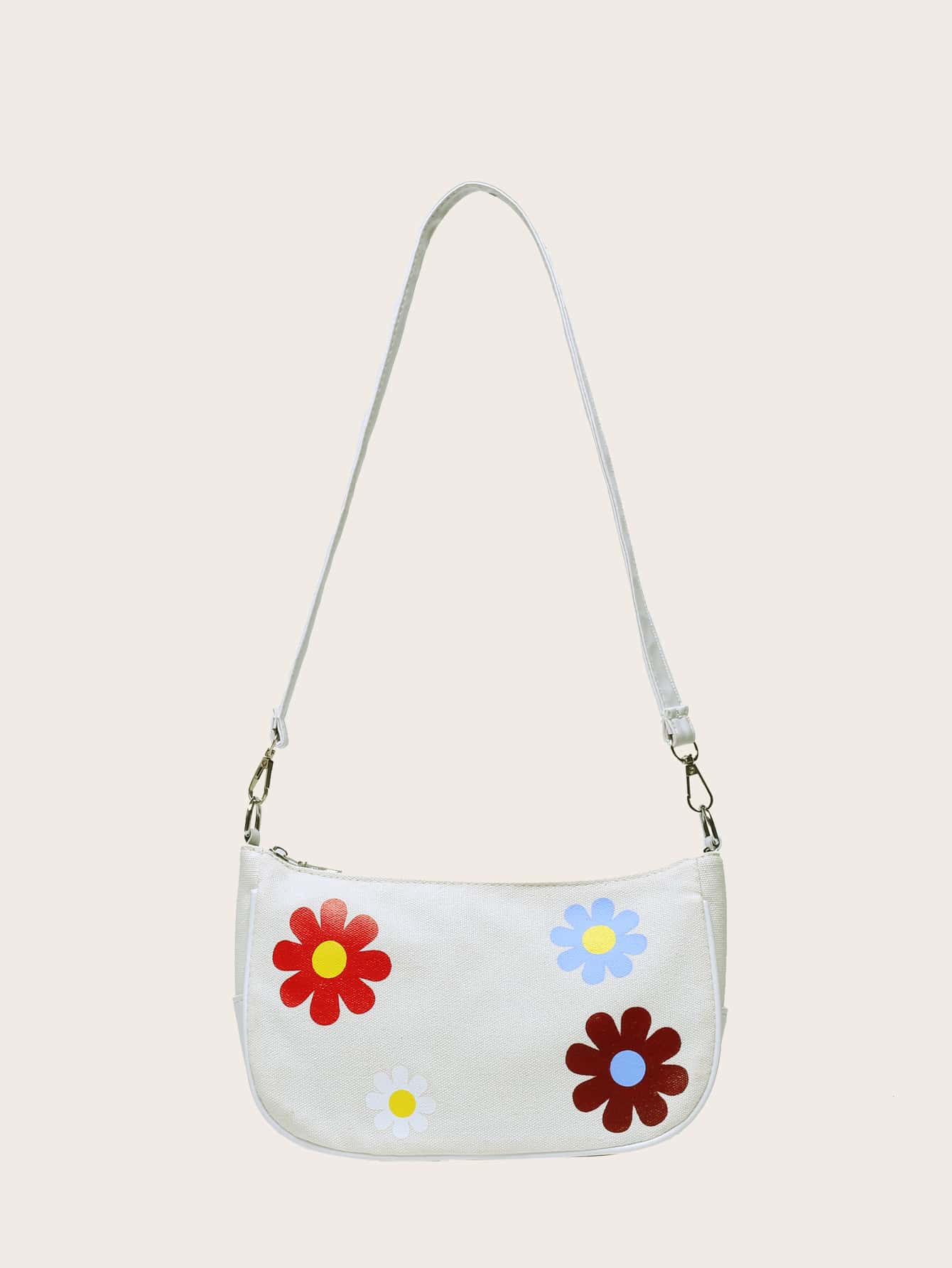 flower baguette bag