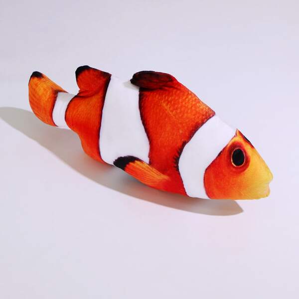 

1pc Fish Shaped Cat Toy, Multicolor