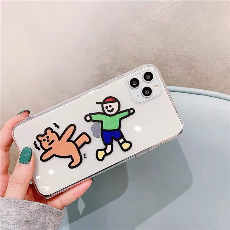 

Cartoon Clear iPhone Case