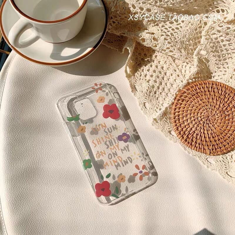 

Floral Clear iPhone Case, Multicolor