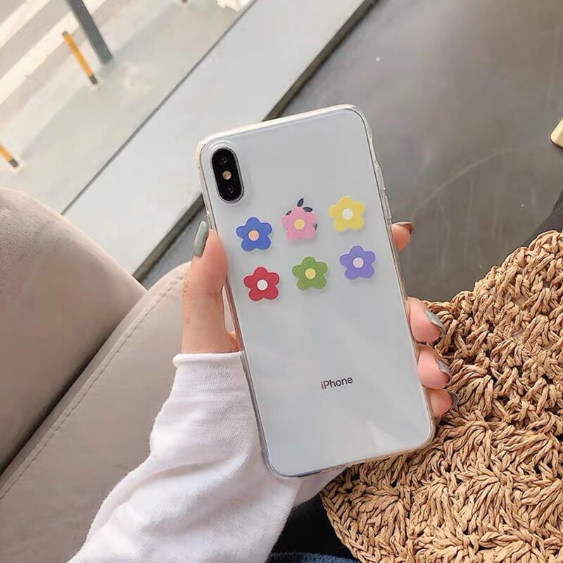 

Floral Clear iPhone Case, Multicolor