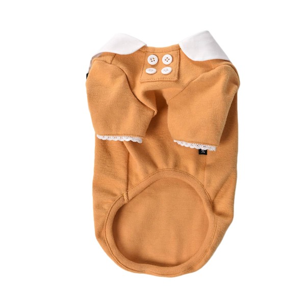 

1pc Cotton Dog Hoodie, Yellow