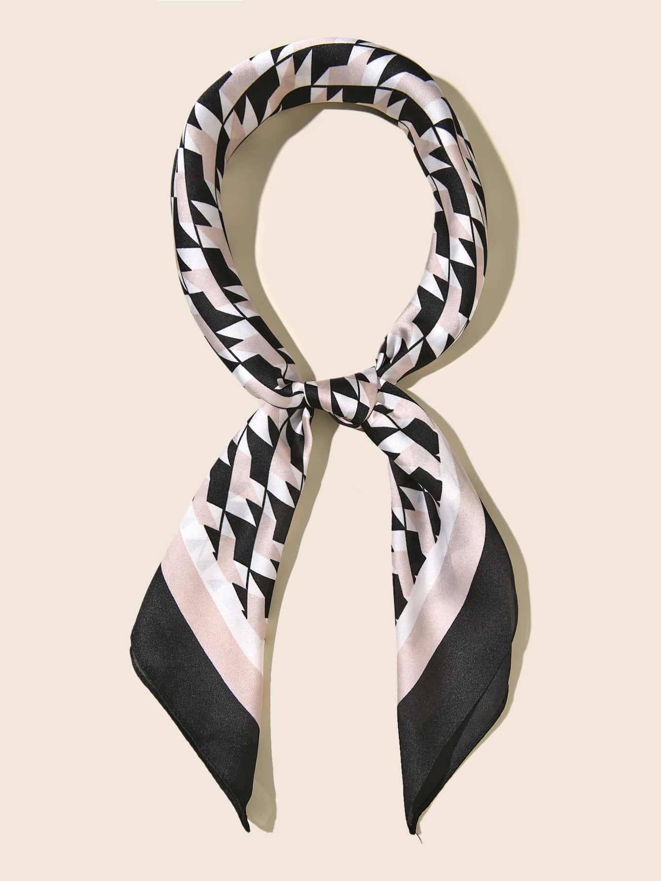 Pañuelo de seda con estampado - Multicolor - Ver 1