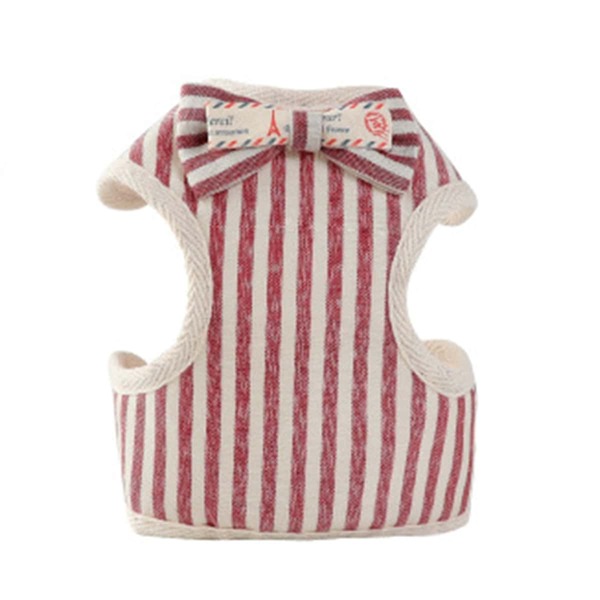 

1pc Cat Striped Vest Harness, Multicolor