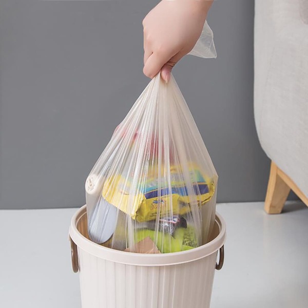 

1roll Large Degradable Garbage Bag, Beige