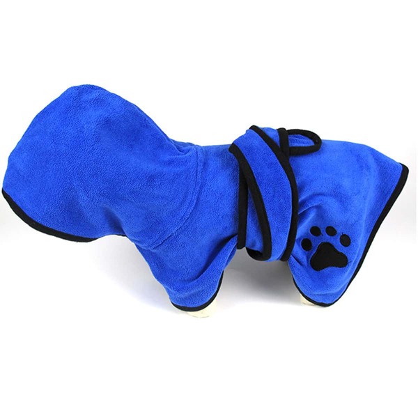 

1pc Dog Bathrobe, Royal blue