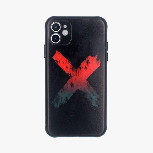 

1шт чехол для iPhone с принтом, Многоцветный