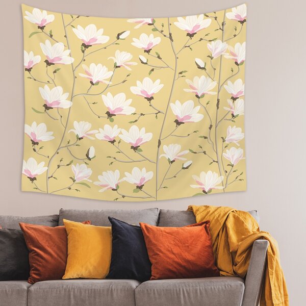

Flower Print Tapestry, Multicolor