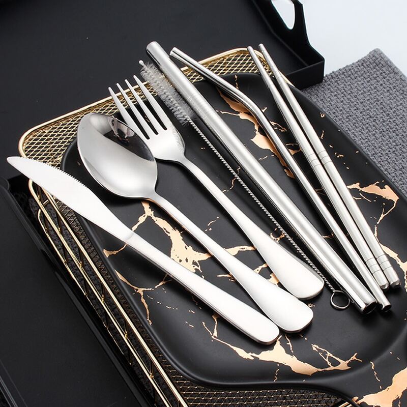 

1set Random Color Cutlery Set, Multicolor
