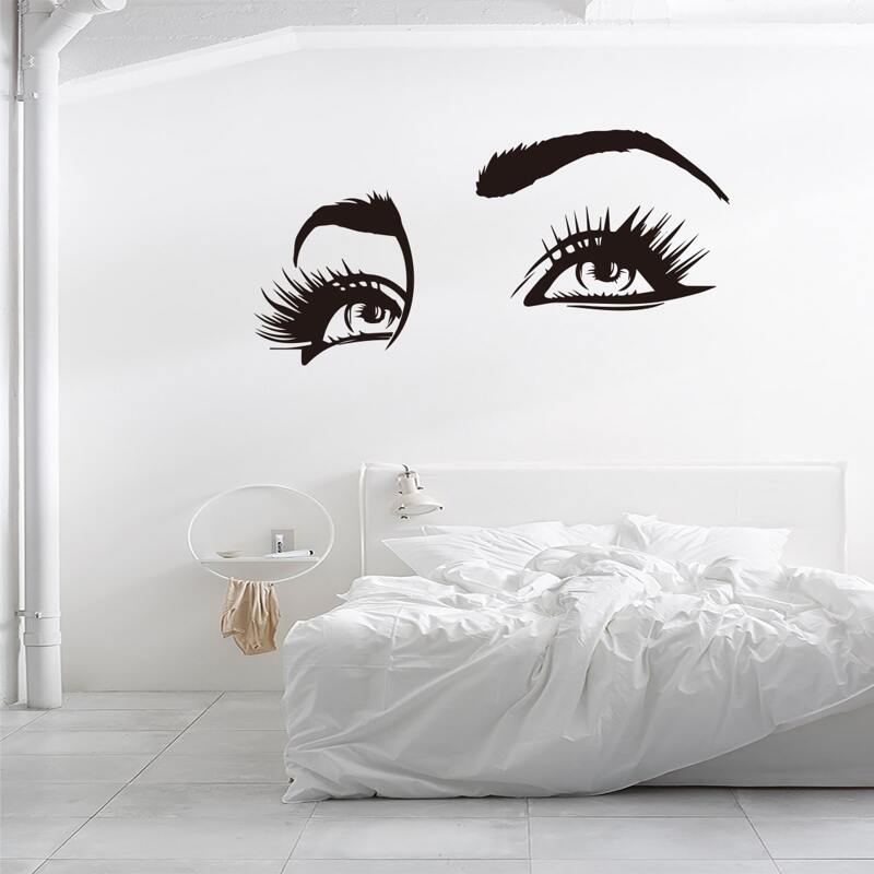 

Eye Print Wall Sticker, Black
