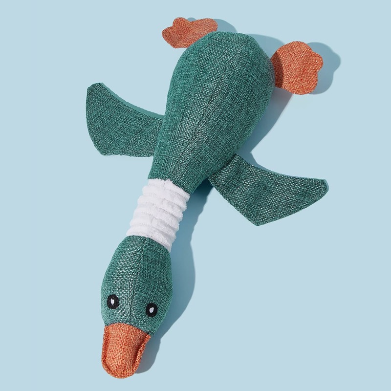 

1pc Cartoon Bite-Resistant Dog Sound Toy, Blue