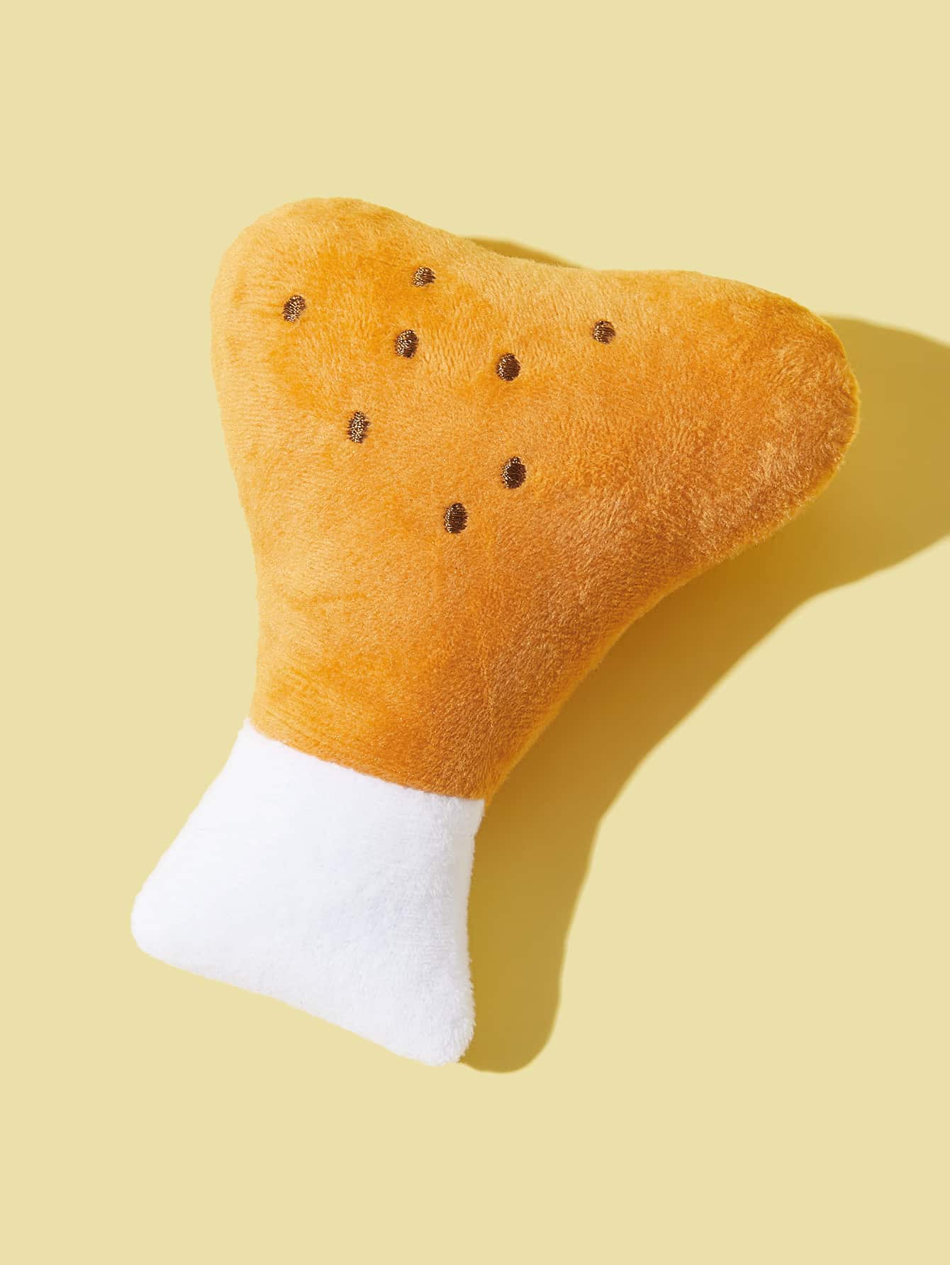 Plush Pet Toys In The Shape Of A Chicken Leg That Produces Sound, And A
