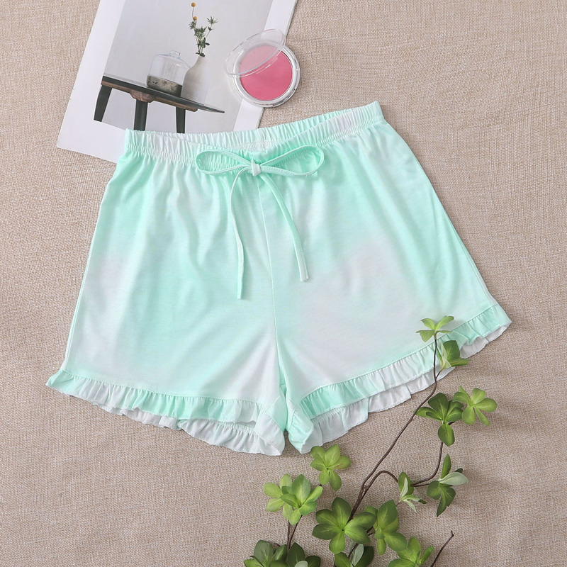 

Frill Hem Sleep Bottom, Mint green
