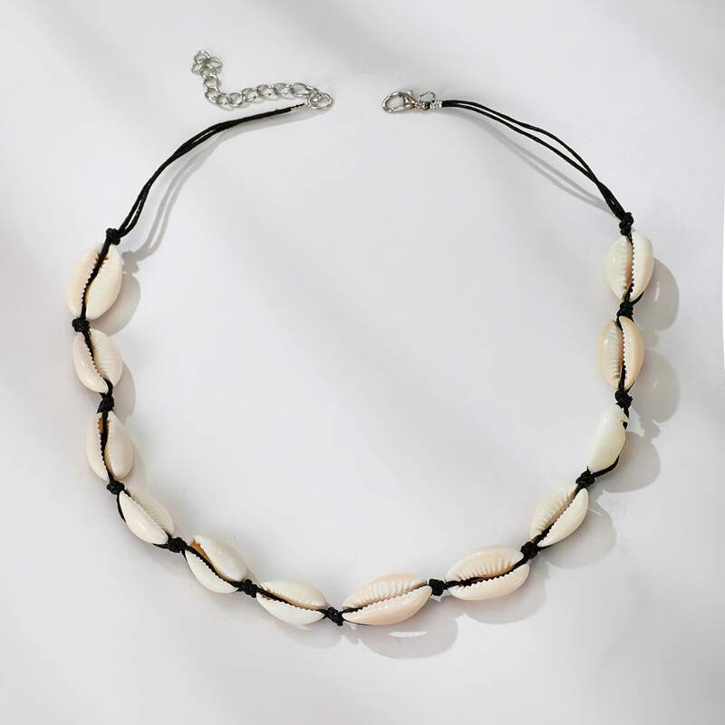 

1pc Shell Choker, Black