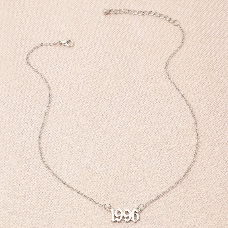 

Birthyear 1996 Pendant Necklace, Silver